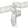 001-Лестница винтовая на центральном столбе